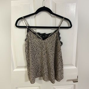 Women’s Francesca’s cheetah tank top
